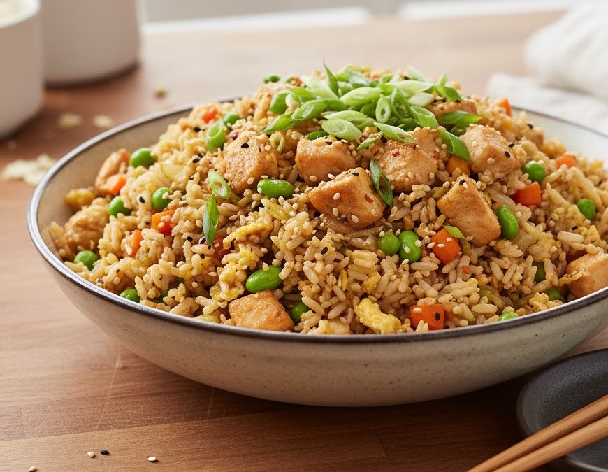 Easy Macro-Friendly Chicken Fried Rice