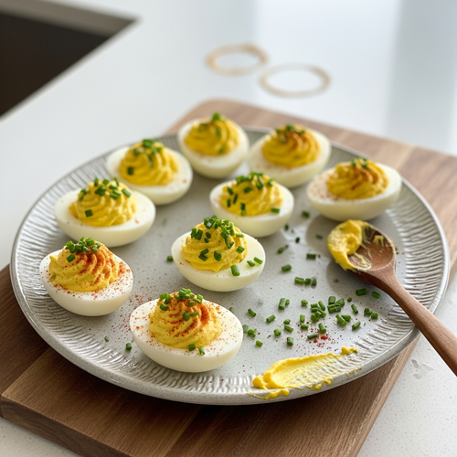 High-Protein Deviled Eggs with a Creamy Greek Yogurt Twist