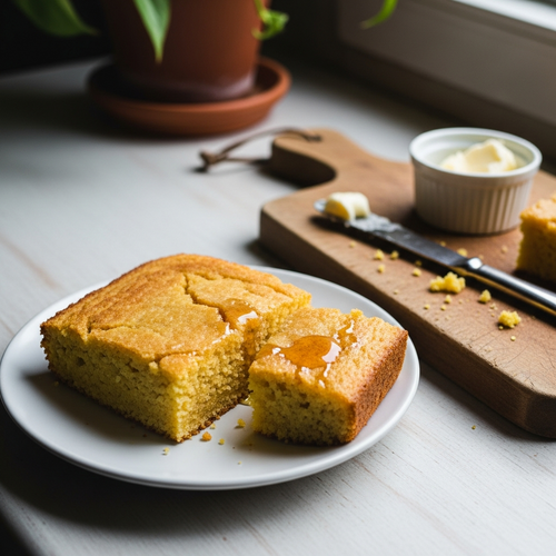 Moist and Fluffy High-Protein Cornbread