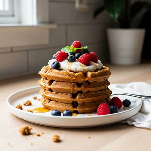 My Go-To Macro-Friendly Protein Waffle Recipe