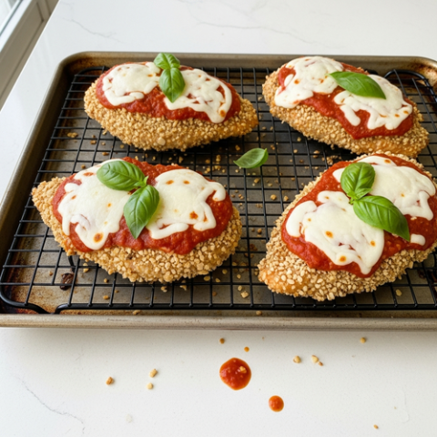 Easy High-Protein Baked Chicken Parmesan | ADHD FITNESS Training ...