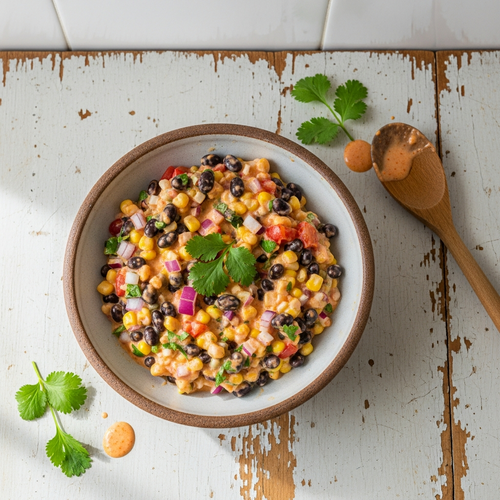 My Go-To Macro-Friendly Black Bean and Corn Salsa
