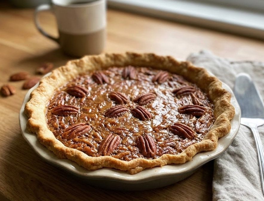 Rich and Guilt-Free High-Protein Pecan Pie