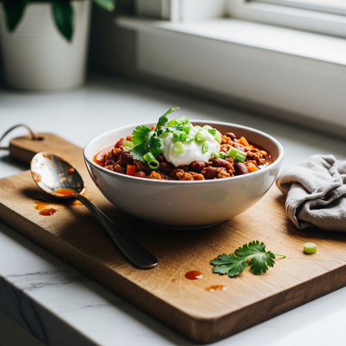 Hearty High-Protein Turkey Chilli