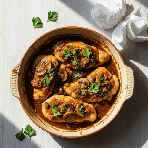 Healthy Chicken Marsala That Doesn’t Skimp on Flavor