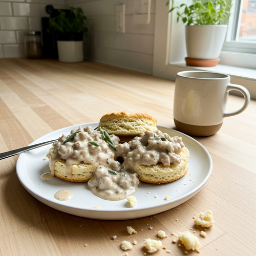 biscuits and gravy