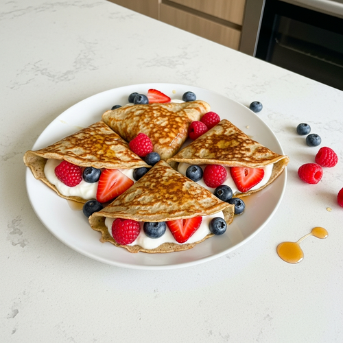 Easy and Delicious High-Protein Crepes