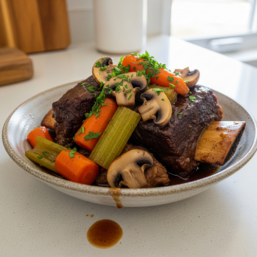 Tender and Hearty Braised Short Ribs Made Healthier