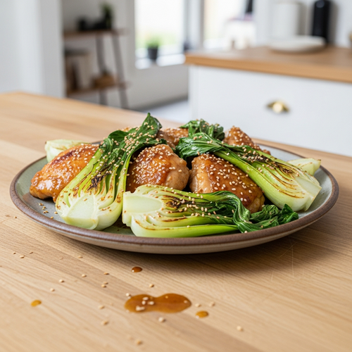 Quick and Healthy Chicken and Bok Choy Stir-Fry