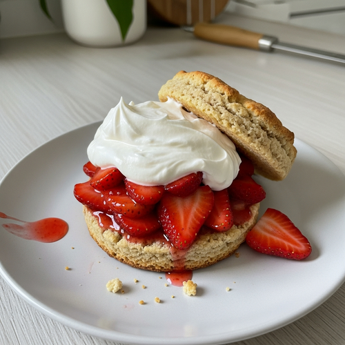Guilt-Free High-Protein Strawberry Shortcake