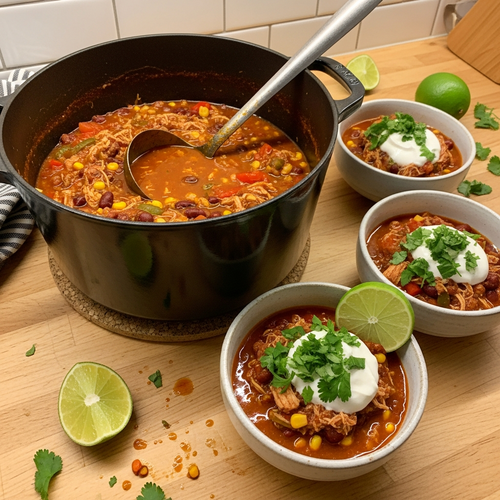 Creamy and Macro-Friendly Chicken Chili