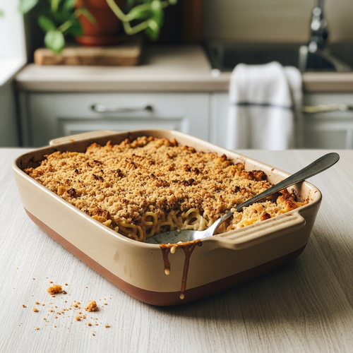 High-Protein Creamy Tuna Casserole Recipe